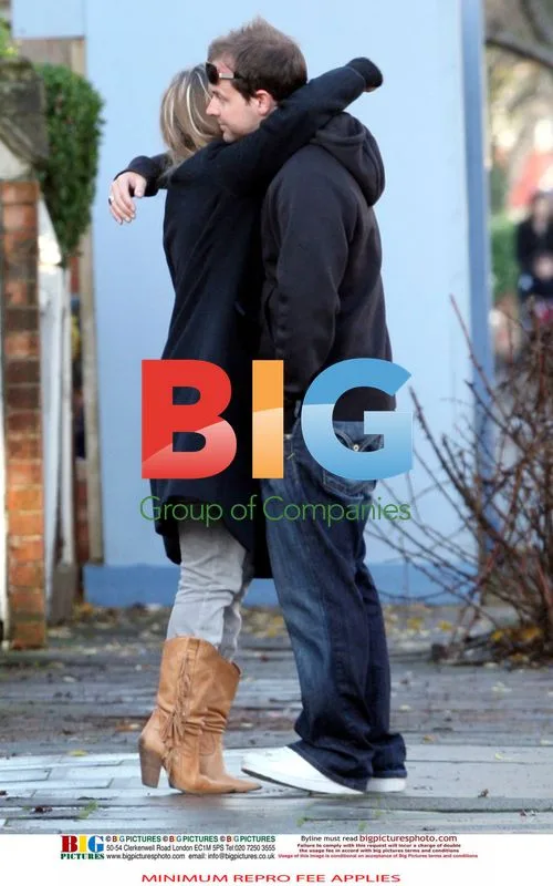 Declan Donnelly and Georgie Thompson kissing