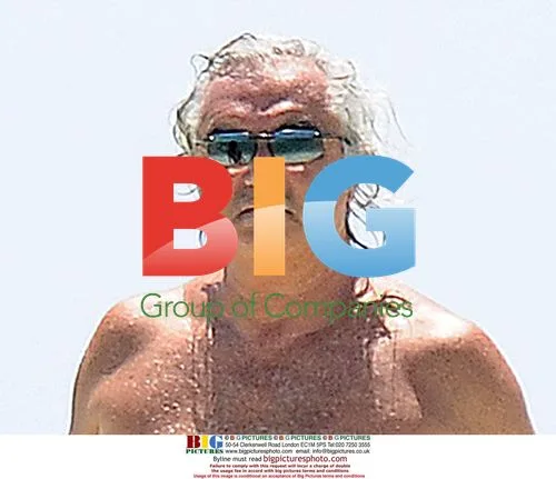 Flavio Briatore and Elisabetta Gregoraci on Vacation