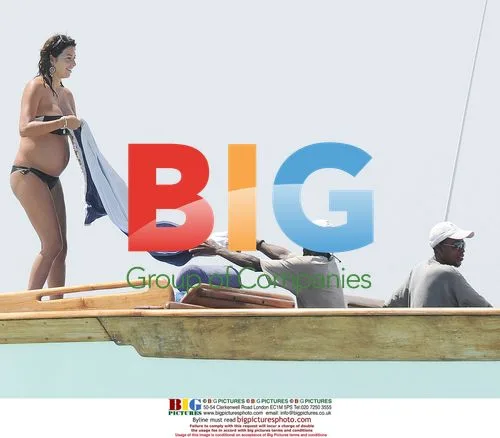 Briatore and Gregoraci on Boat in Maldives