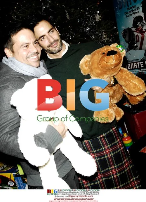 Narciso Rodriguez and Marc Jacobs at toy drive