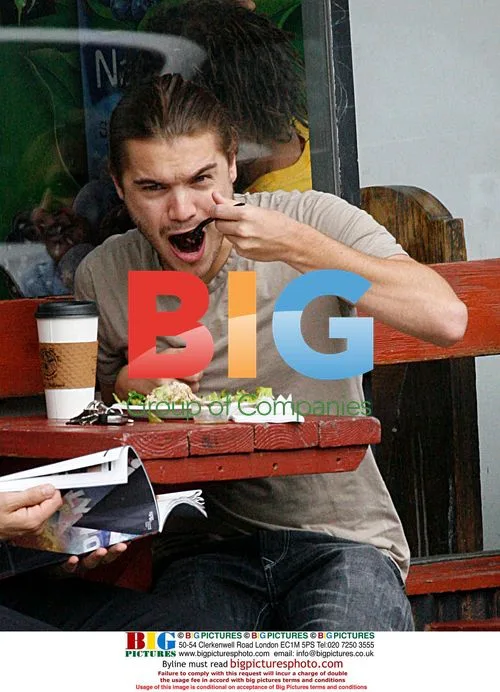 Emile Hirsch Lunching in LA
