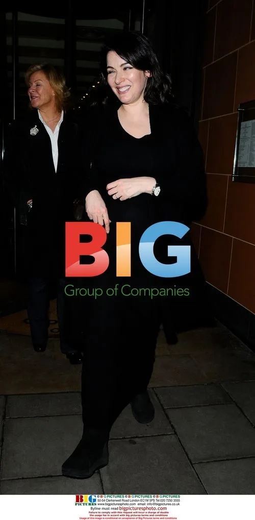 Nigella Lawson Leaving Cipriani Restaurant
