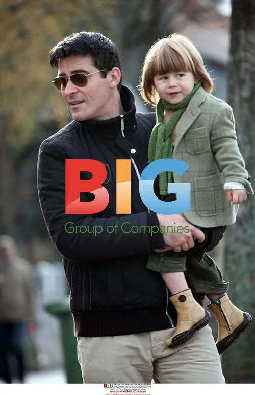 Goran Visnjic and son Tin in Croatia