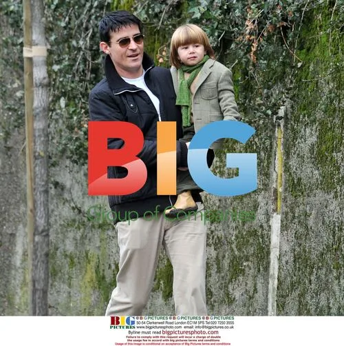 Goran Visnjic and son Tin on Christmas visit to Croatia