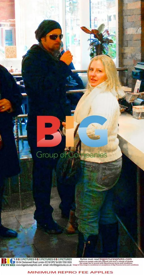Brad Pitt and Family Lunch in NY