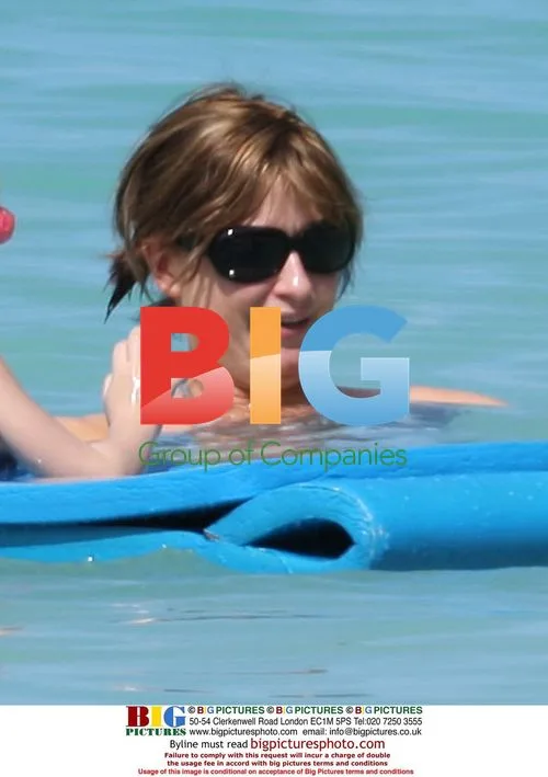 Emma Forbes on Caribbean holiday