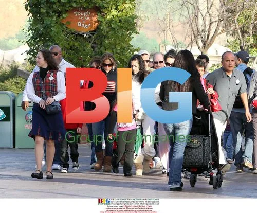 Jennifer Lopez and family at Disney