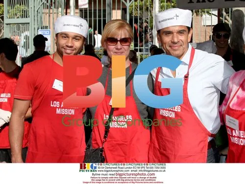 Corbin Bleu, Bonnie Hunt and Mayor Villaraigosa at L.A. event