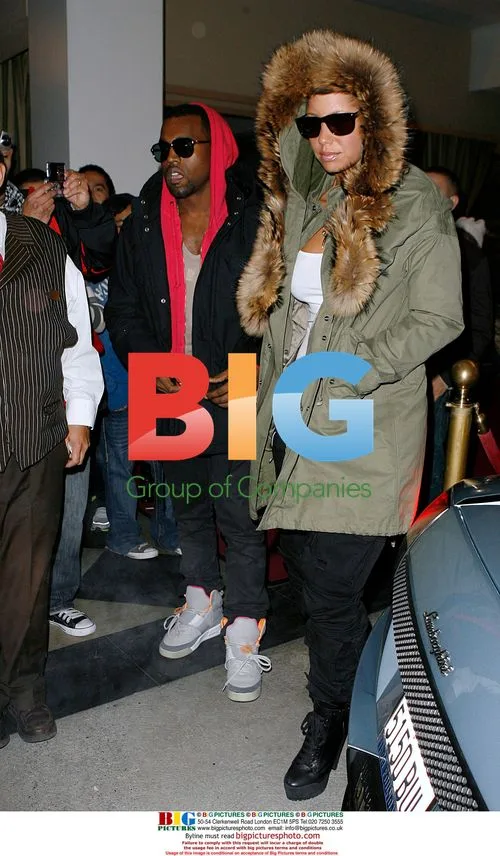 Kanye West and Amber Rose shopping in LA