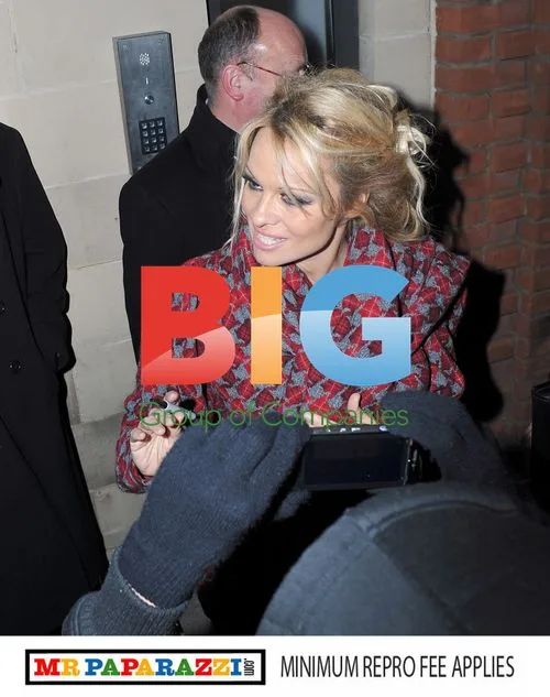 Pamela Anderson Leaves Panto Aladdin