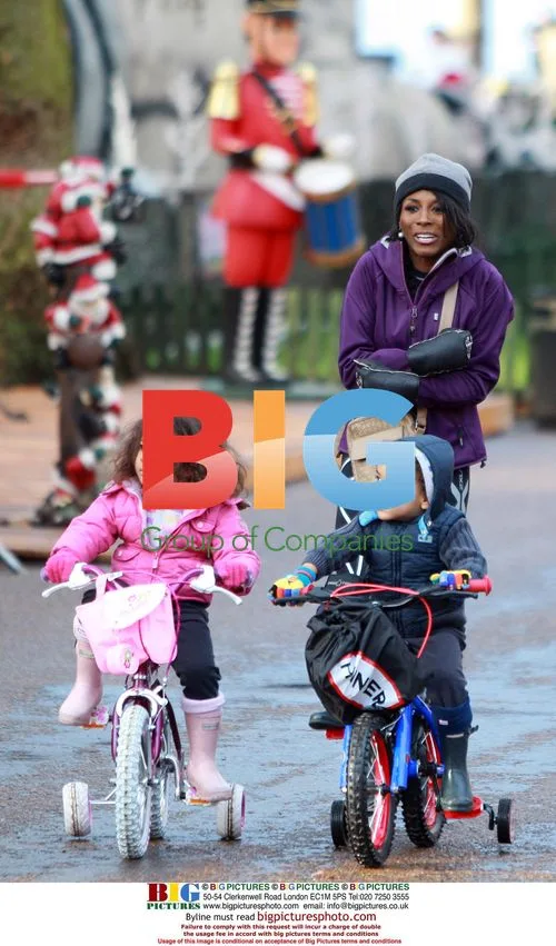 Sinitta at Winter Wonderland with Kids