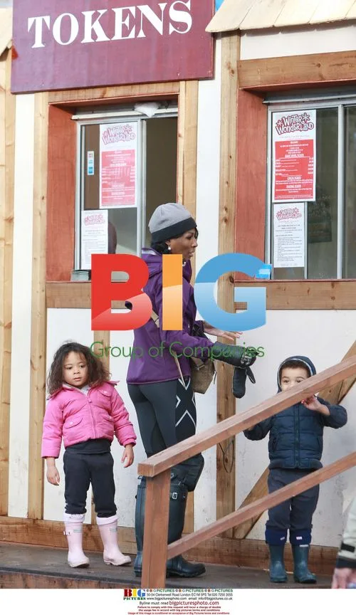 Sinitta at Winter Wonderland with Kids