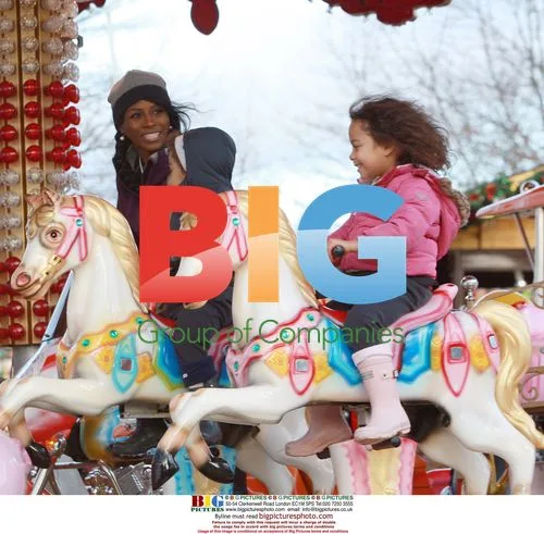 Sinitta and Kids at Winter Wonderland