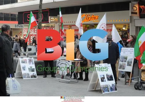 Iranian Protesters in Liverpool, UK