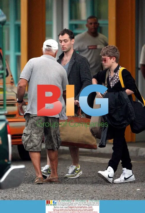 Jude Law on Caribbean vacation