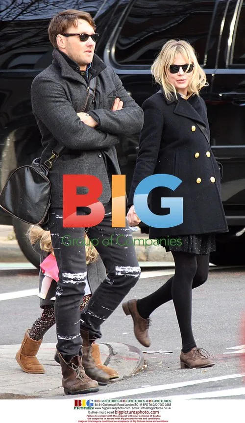 Michelle Williams and daughter out in NY
