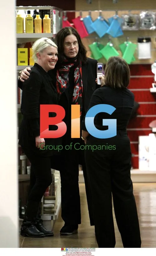 Ozzy and Sharon Osbourne shopping