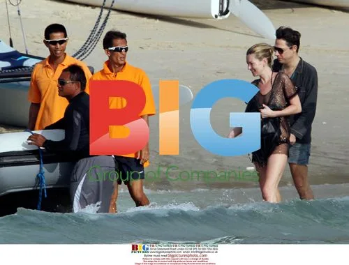 Kate Moss and Jamie Hince with friends