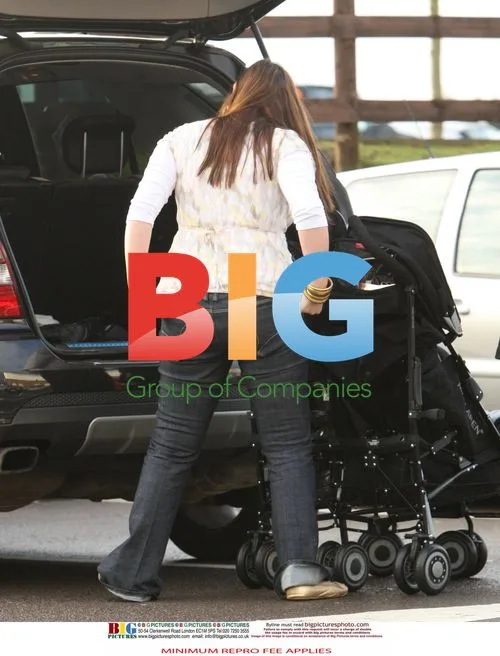 Charlotte Church out shopping with kids
