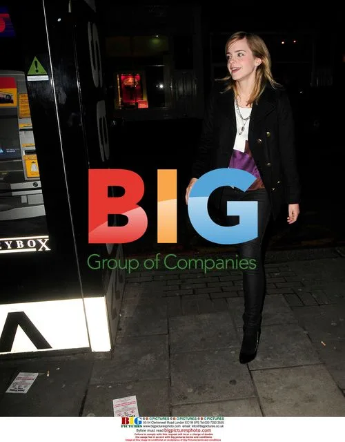 Emma Watson Surprised Looking for Cash