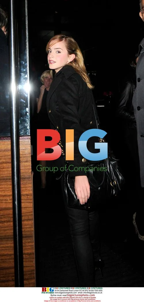 Emma Watson Surprised at Islington Cash Point