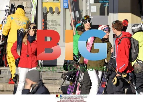 Casiraghi siblings on ski holiday