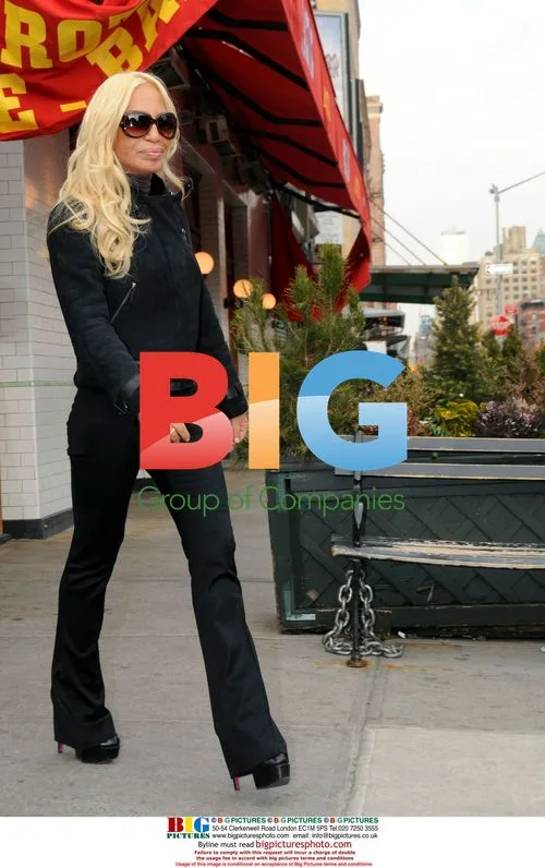 Donatella Versace spotted shopping in NYC