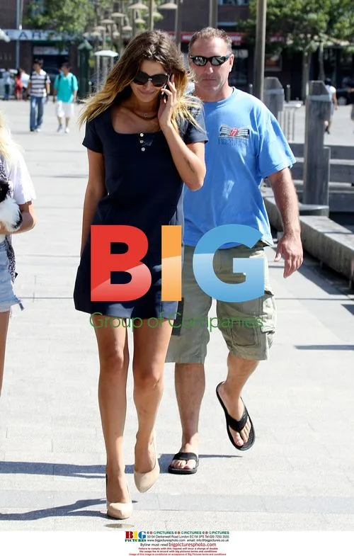 Cheyenne Tozzi with new security guard