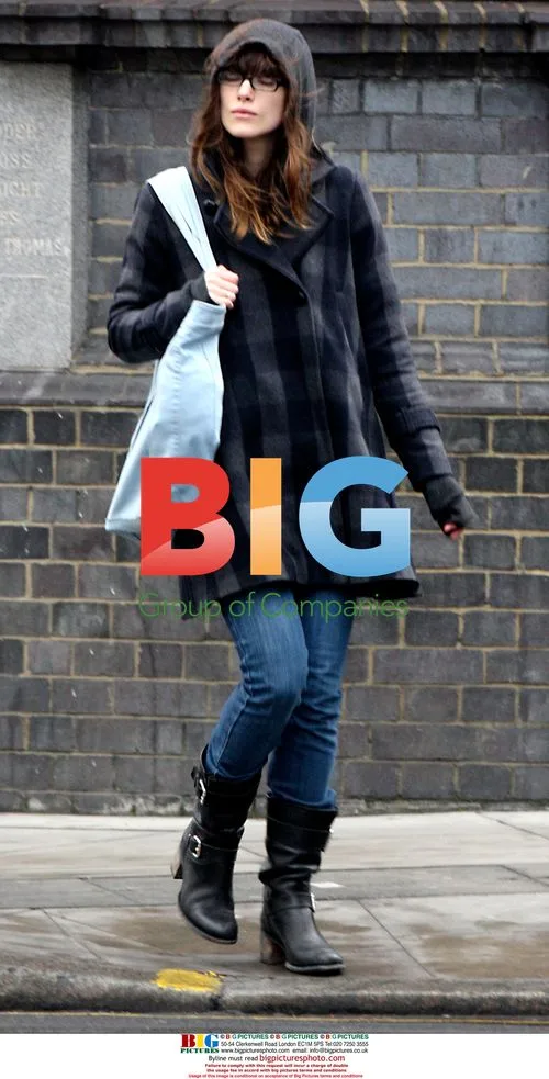 Keira Knightley Strolling in East London