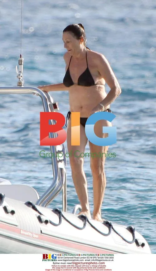 Anjelica Huston on Jimmy Buffett's Boat