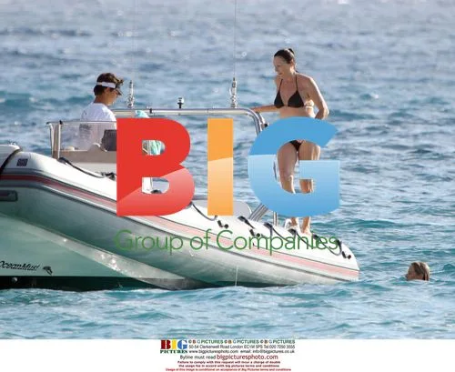 Anjelica Huston on Jimmy Buffet's Boat