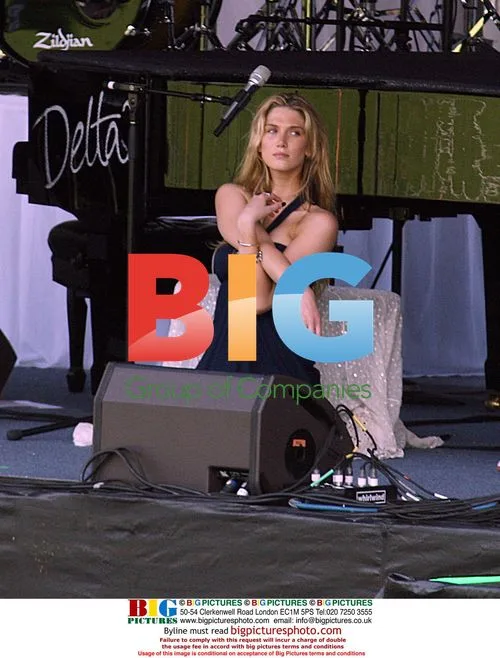 Delta Goodrem and Brian McFadden soundcheck in Perth