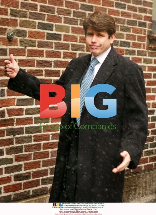Rod Blagojevich arrives for 'Late Show' appearance