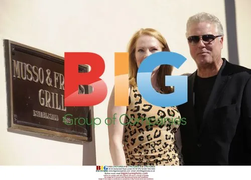 Marg Helgenberger and William Petersen at Walk of Fame