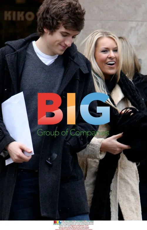 TV Presenter Zoe Salmon with Radio One DJ Greg James