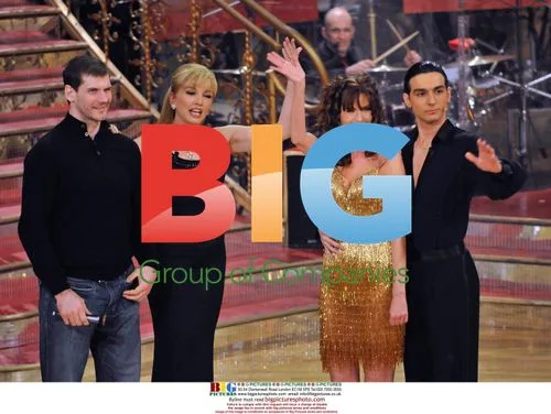 Carol Alt and Raimondo Todaro on "Ballando con le stelle"