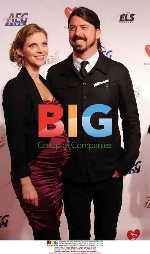 Dave Grohl and wife Jordyn Blum at MusiCares tribute