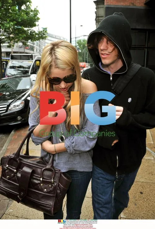 Peaches Geldof and Max Drummey Leaving Hotel