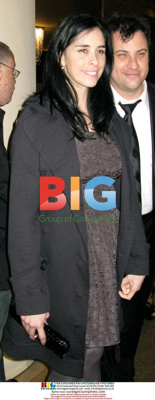 Sarah Silverman and Jimmy Kimmel at Grammy Awards Party