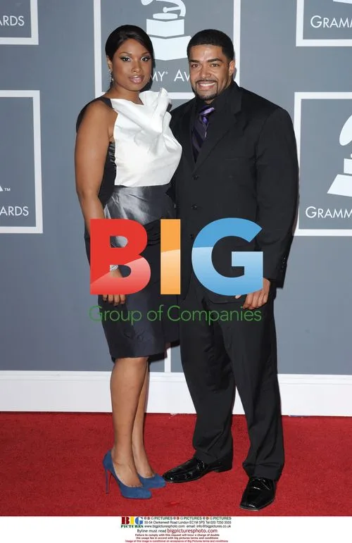 Jennifer Hudson and David Otunga at 2009 Grammys
