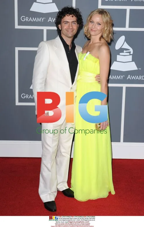 Dweezil Zappa and Lauren Knudsen at Grammys