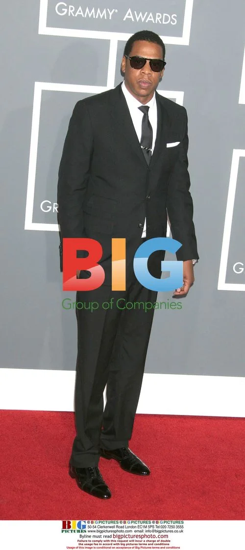 JAY Z on Grammy Awards red carpet