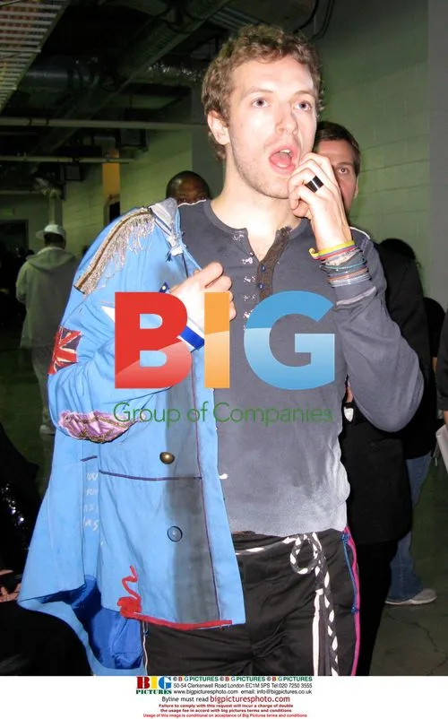 Chris Martin of Coldplay at GRAMMY Awards