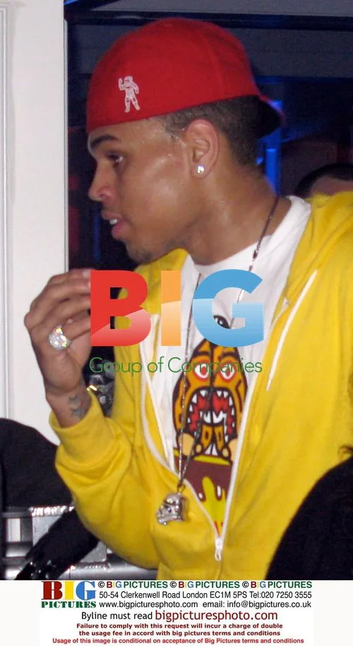 Chris Brown at Pre-Grammy Party