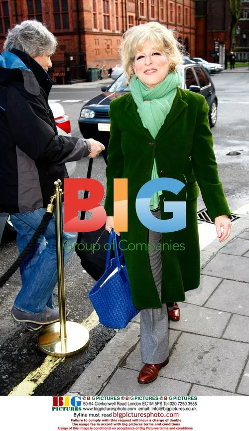 Bette Midler visits London