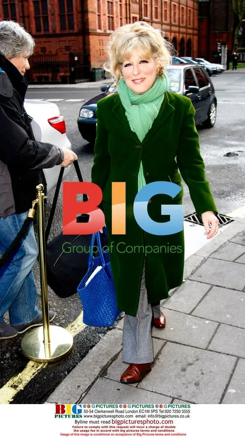 Bette Midler visits London