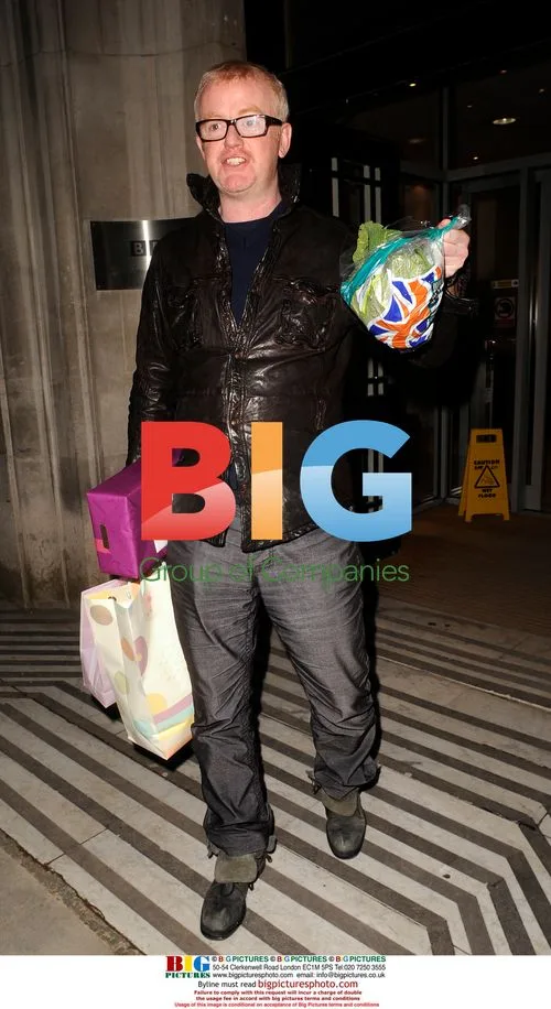 Chris Evans leaves Radio 2 with cabbage and baby gifts