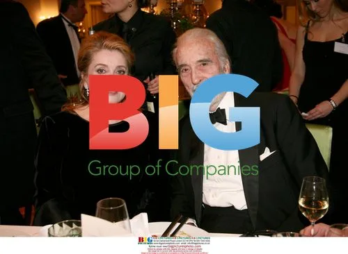 Catherine Deneuve and Christopher Lee at Cinema For Peace gala