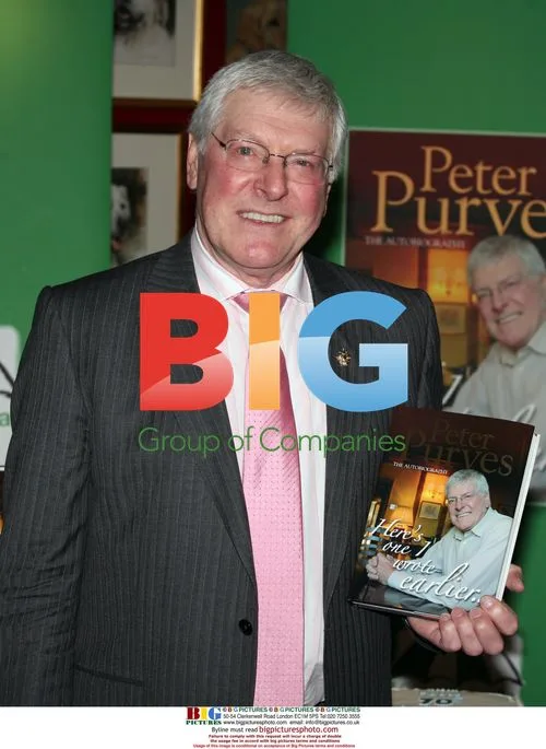 Peter Purves hosts book launch party