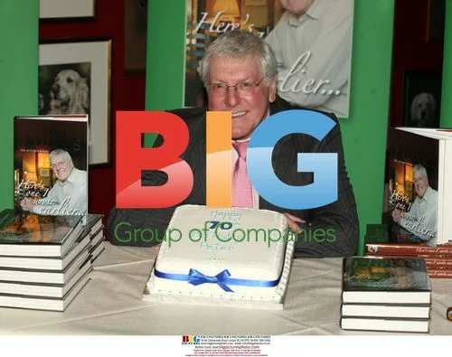 Peter Purves hosts book launch party